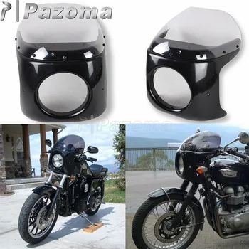 Motorbike Black and Clear 7" Headlight Fairing Protector Cafe Racers for Honda CM 185 200 250 400 450 Suzuki GR 650 Tempter
Motorbike Black and Clear 7" Headlight Fairing Protector Cafe Racers for Honda CM 185 200 250 400 450 Suzuki GR 650 Tempter