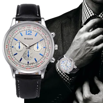 MIGEER New bussiness men watches 2018Retro Design Leather&Alloy Digital letter white dial Quartz Wrist Watch reloj hombre A70
MIGEER New bussiness men watches 2018Retro Design Leather&Alloy Digital letter white dial Quartz Wrist Watch reloj hombre A70