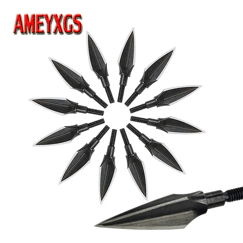 24pcs Archery 3 Bladeds Arrowhead Traditional Target Point Tips 125 grain Broadhead For Outdoor Hunting Shooting Accessories
24pcs Archery 3 Bladeds Arrowhead Traditional Target Point Tips 125 grain Broadhead For Outdoor Hunting Shooting Accessories