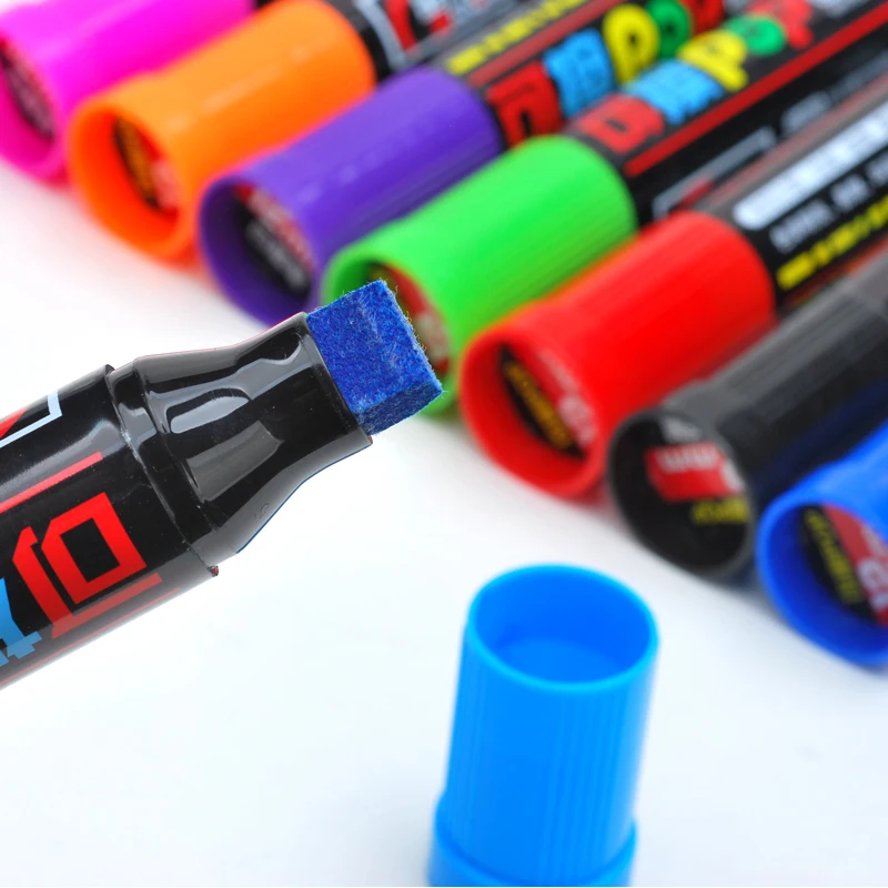 LifeMaster Genvana Multi-colour Whiteboard POP Marker Pen Flat 12mm Large Capacity 8 color/set Ink Refillable
LifeMaster Genvana Multi-colour Whiteboard POP Marker Pen Flat 12mm Large Capacity 8 color/set Ink Refillable