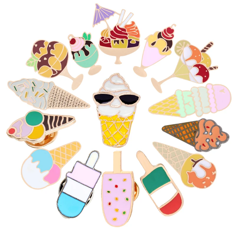 Fashion Ice Cream Dessert Brooch Vintage Enamel Pin Jackets Badge Shirt Hijab Pins Metal Accessories Brooches For Women Jewelry
Fashion Ice Cream Dessert Brooch Vintage Enamel Pin Jackets Badge Shirt Hijab Pins Metal Accessories Brooches For Women Jewelry