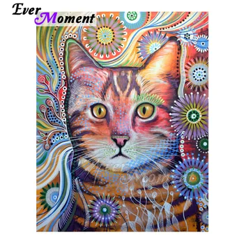 Ever Moment Diamond Painting Colorful Cat Full Square Drill Wall Decoration Cross Stitch Diamond Embroidery Rhinestone 3F1421
Ever Moment Diamond Painting Colorful Cat Full Square Drill Wall Decoration Cross Stitch Diamond Embroidery Rhinestone 3F1421