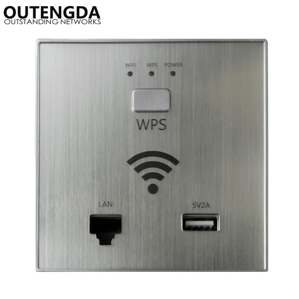 300Mbps in Wall Wireless Access Point AP router for Hotel Wi-Fi Project mini WIFI Repeater smart home RJ45 USB WPS Encryption
300Mbps in Wall Wireless Access Point AP router for Hotel Wi-Fi Project mini WIFI Repeater smart home RJ45 USB WPS Encryption
