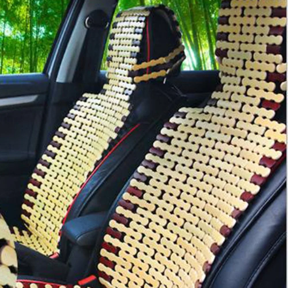 Natural Bamboo Car Seat Cushion Summer Cool Cushion Breathable Comfortable Seat Cover Pad Mat for Auto Cars
Natural Bamboo Car Seat Cushion Summer Cool Cushion Breathable Comfortable Seat Cover Pad Mat for Auto Cars