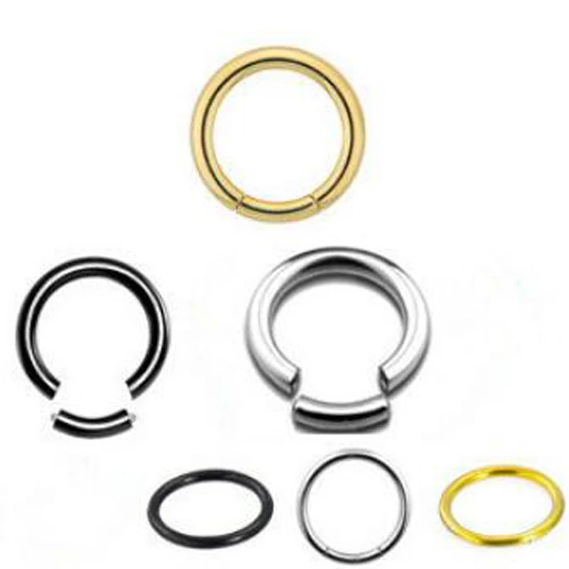 2 Pieces Gold Silver Lip Ear Nose R ings Cartilage Septum R ing Hoop Earring Steel Segment Clip on Helix Tragus Earring
2 Pieces Gold Silver Lip Ear Nose R ings Cartilage Septum R ing Hoop Earring Steel Segment Clip on Helix Tragus Earring