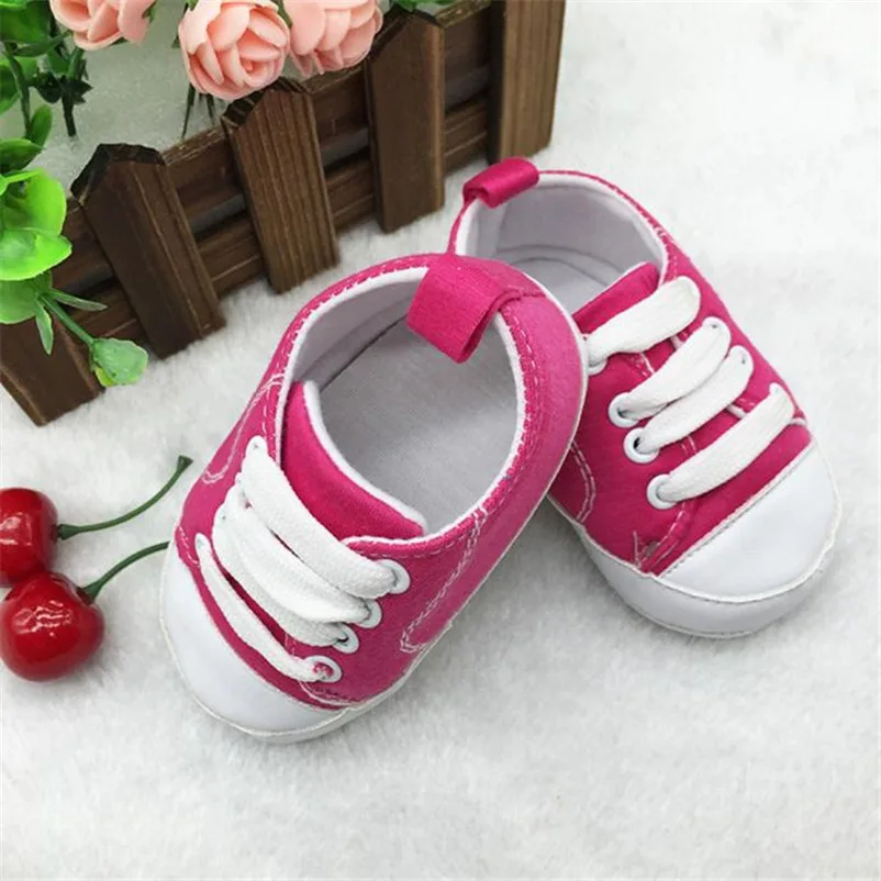 solid canvas crib shoes sweet comfortable shoes for baby cute shoes mini baby shoes zapatillas deportivas bebe 4ST26 (7)
