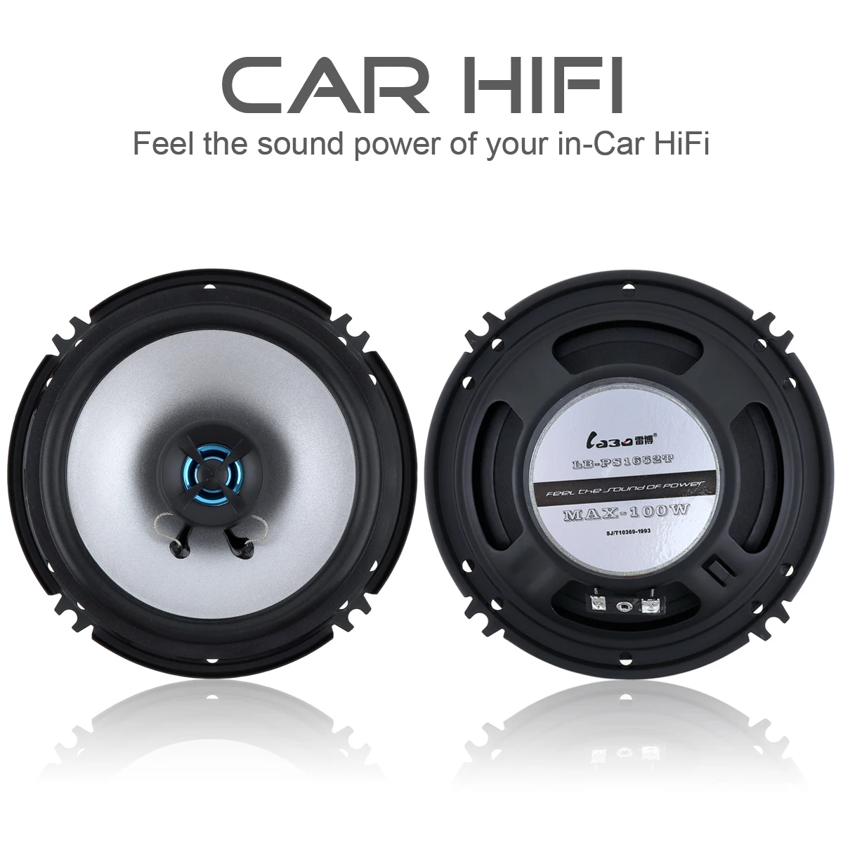 2pcs 6.5 Inch 100W 2 Way Car Coaxial Vehicle Door Auto Audio Music Stereo Full Range Frequency Hifi Speakers for Car Vehicle
2pcs 6.5 Inch 100W 2 Way Car Coaxial Vehicle Door Auto Audio Music Stereo Full Range Frequency Hifi Speakers for Car Vehicle