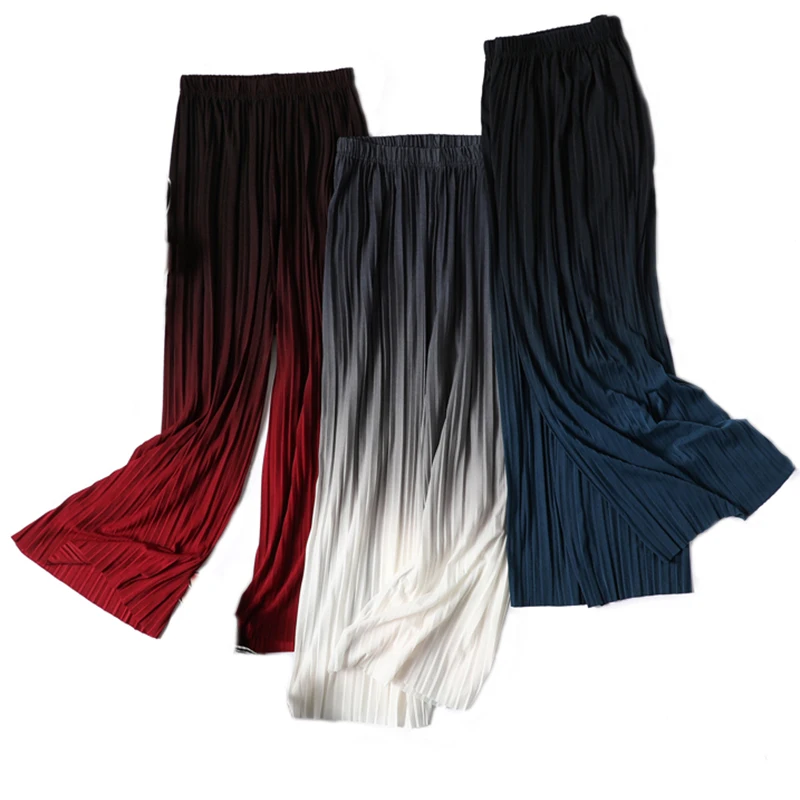 Summer Gradient Wide Leg Pants Women High Waist Trousers Elegant Office Ladies Trousers Chic Streetwear Casual Pants Female
Summer Gradient Wide Leg Pants Women High Waist Trousers Elegant Office Ladies Trousers Chic Streetwear Casual Pants Female