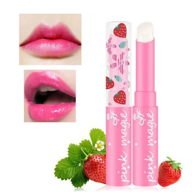 New Lip Blam Change Color Temperature Pink Levre Lipblam Long-lasting Moisturizing Women Sexy Lipstick Maquiagem Strawberry
New Lip Blam Change Color Temperature Pink Levre Lipblam Long-lasting Moisturizing Women Sexy Lipstick Maquiagem Strawberry