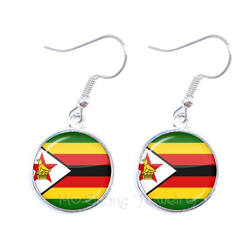 Zimbabwe National Flag Base Ball Football Fans Sports Fans Lover Jewelry 2018 Football Cup Glass Earrings
Zimbabwe National Flag Base Ball Football Fans Sports Fans Lover Jewelry 2018 Football Cup Glass Earrings