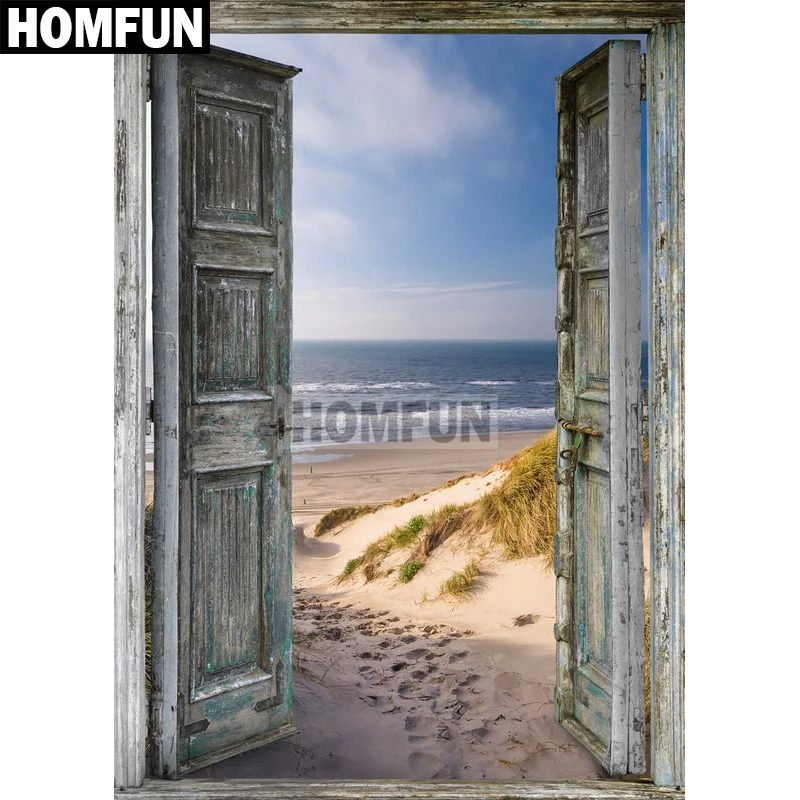 HOMFUN Full Square/Round Drill 5D DIY Diamond Painting "Seaside Door" Embroidery Cross Stitch 5D Home Decor Gift A01852
HOMFUN Full Square/Round Drill 5D DIY Diamond Painting "Seaside Door" Embroidery Cross Stitch 5D Home Decor Gift A01852