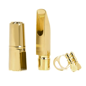 Alto Sax Saxophone Mouthpiece #6 Metal with Cap and Ligature Golden Plated 9 x 2.2 cm
Alto Sax Saxophone Mouthpiece #6 Metal with Cap and Ligature Golden Plated 9 x 2.2 cm