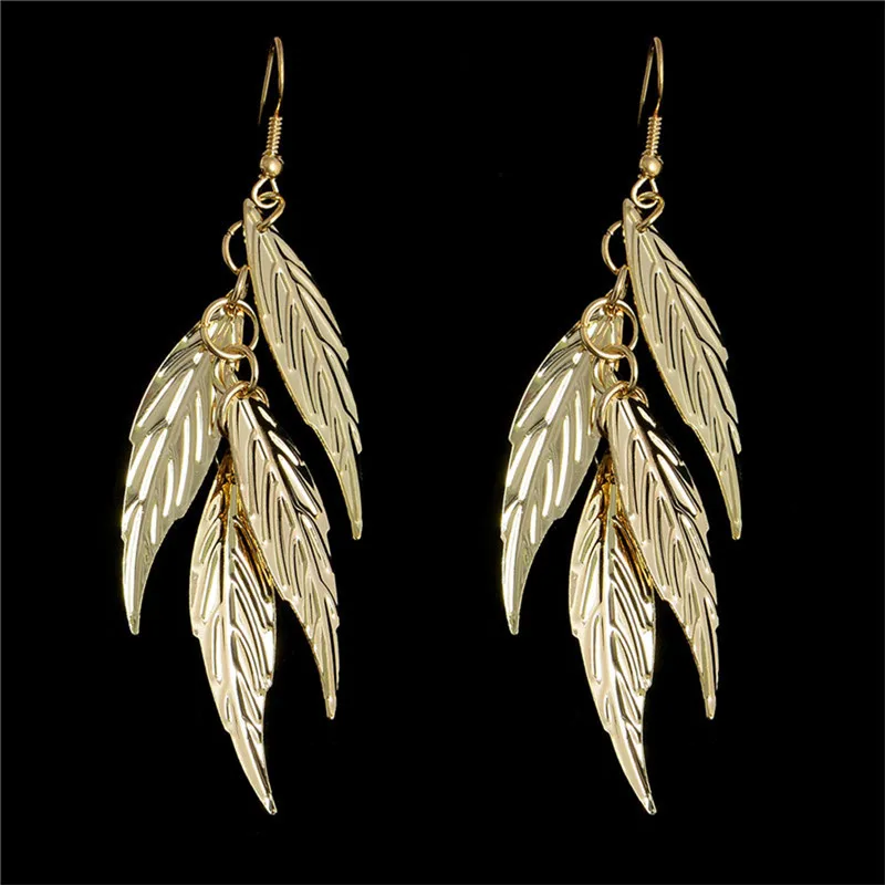 MISANANRYNE New arrivals Womens Earrings 1pair Lucky Leaf Dangle Earrings 2 Colors Available
MISANANRYNE New arrivals Womens Earrings 1pair Lucky Leaf Dangle Earrings 2 Colors Available