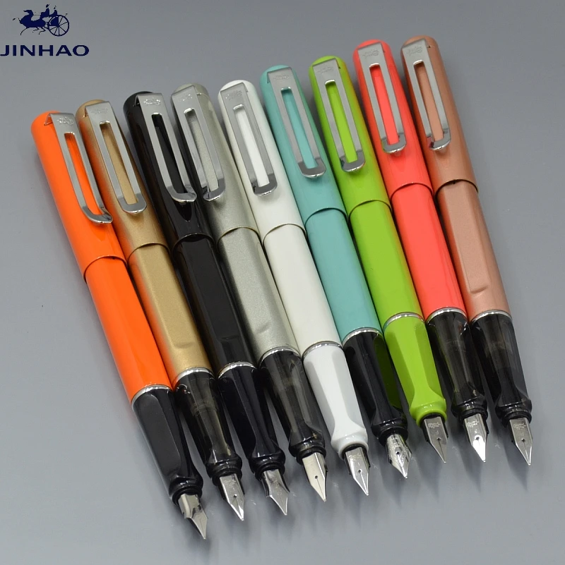 Luxury pen JINHAO 599 metal Fountain Pen fine Office stationery brand F nib calligraphy ink Pens for student gift
Luxury pen JINHAO 599 metal Fountain Pen fine Office stationery brand F nib calligraphy ink Pens for student gift