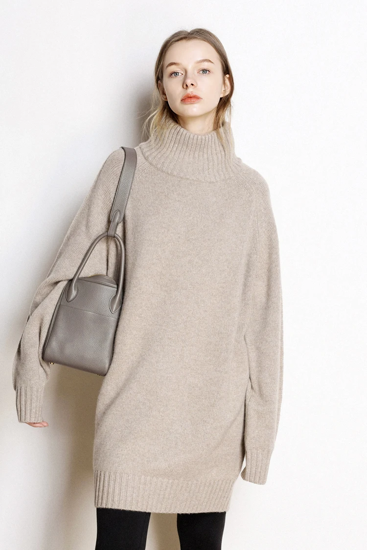 SZDYQH Turtleneck Loose Women Pullovers Female Solid Color Loose Thicken Sweaters Winter Knitted Pull Female Tops Coat
SZDYQH Turtleneck Loose Women Pullovers Female Solid Color Loose Thicken Sweaters Winter Knitted Pull Female Tops Coat