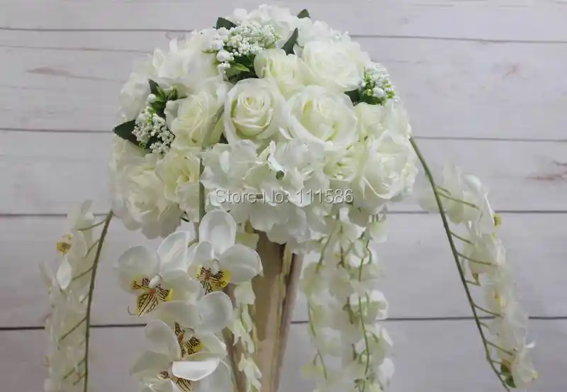 SPR high grade 10pcs/партия свадебная дорога искусственная фотография цветочный шар