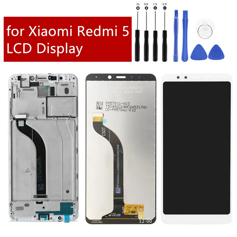 for Xiaomi Redmi 5 LCD Display Touch Screen Glass Panel Frame Digitizer Assembly for Xiaomi Redmi5 Repair Spare Parts
for Xiaomi Redmi 5 LCD Display Touch Screen Glass Panel Frame Digitizer Assembly for Xiaomi Redmi5 Repair Spare Parts