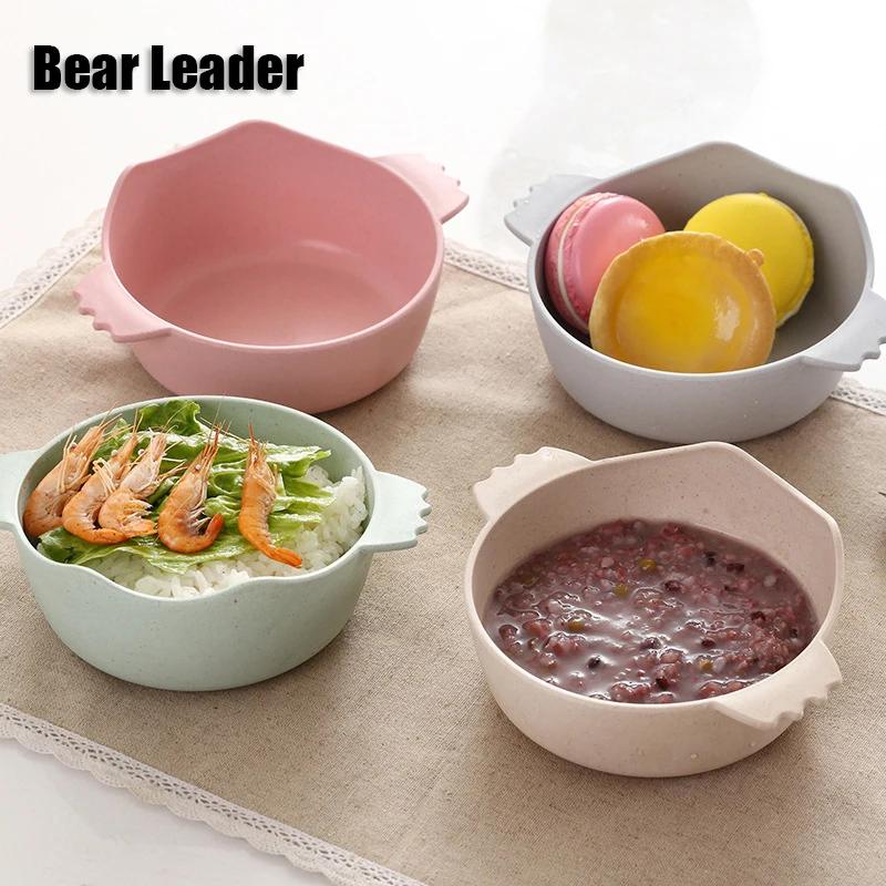 Bear Leader Bowls Bamboo Fiber Children's Double Handle Bowl Baby Food Bowls Creative Anti-fall Rice Bowls Kitchen Tools
Bear Leader Bowls Bamboo Fiber Children's Double Handle Bowl Baby Food Bowls Creative Anti-fall Rice Bowls Kitchen Tools