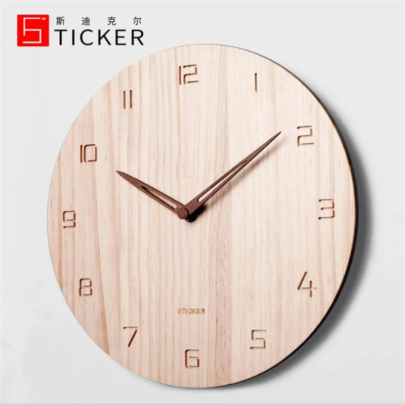 Geekcook Wooden Clock Creative Simple Clock Modern Living Room Bedroom Original Color Solid Wood Personality Nordic Wall Clock
Geekcook Wooden Clock Creative Simple Clock Modern Living Room Bedroom Original Color Solid Wood Personality Nordic Wall Clock