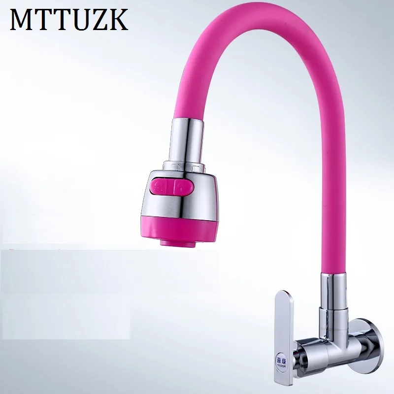 MTTUZK Solid Brass Kitchen Faucet Silica Gel Any Direction Rotating Single Cold Water Tap Wall Mounted Universal Faucet Torneira
MTTUZK Solid Brass Kitchen Faucet Silica Gel Any Direction Rotating Single Cold Water Tap Wall Mounted Universal Faucet Torneira