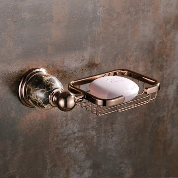 Antique Marble Base Solid Brass Soap Dish European Rose Gold Polished Soap Net Holder Wall Mounted Bathroom Accessories s06
Antique Marble Base Solid Brass Soap Dish European Rose Gold Polished Soap Net Holder Wall Mounted Bathroom Accessories s06