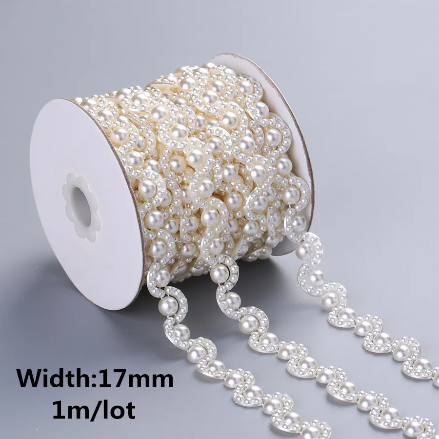 1meter/2meter ABS Imitation Pearl Beads Chain Banding Trims Sewing for DIY Wedding Party Craft Headband 26 designs choose
1meter/2meter ABS Imitation Pearl Beads Chain Banding Trims Sewing for DIY Wedding Party Craft Headband 26 designs choose