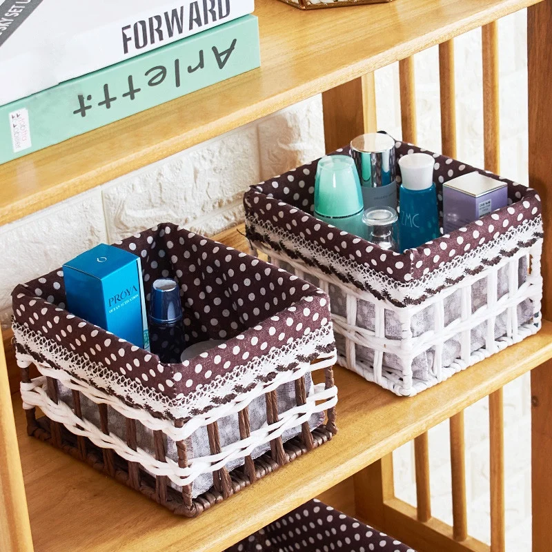 Decorative straw baskets storage countryside hand made woven storage book snack makeup tool boxes household eco-friendly basket
Decorative straw baskets storage countryside hand made woven storage book snack makeup tool boxes household eco-friendly basket