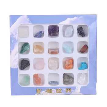 20pcs/box Colorful Raw Fluorite Irregular Agate Energy Stone Natural Crystal Home Decoration Rocks Fossils Mineral Set
20pcs/box Colorful Raw Fluorite Irregular Agate Energy Stone Natural Crystal Home Decoration Rocks Fossils Mineral Set