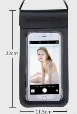 6.5Inch High Quality Swimming Bag Durable TPU Universal Waterproof Mobile Phone Cover Case Strong Seal Cellphones Neck Pouch 32 18
