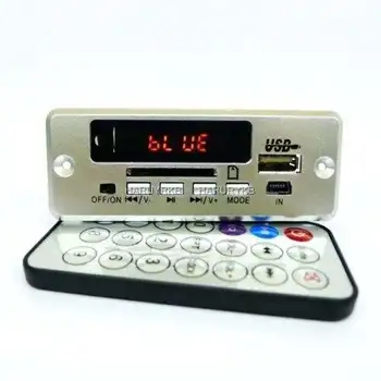 Bluetooth receiver LED mp3 decoder board Digital Amplifier board with Call FM radio player
Bluetooth receiver LED mp3 decoder board Digital Amplifier board with Call FM radio player