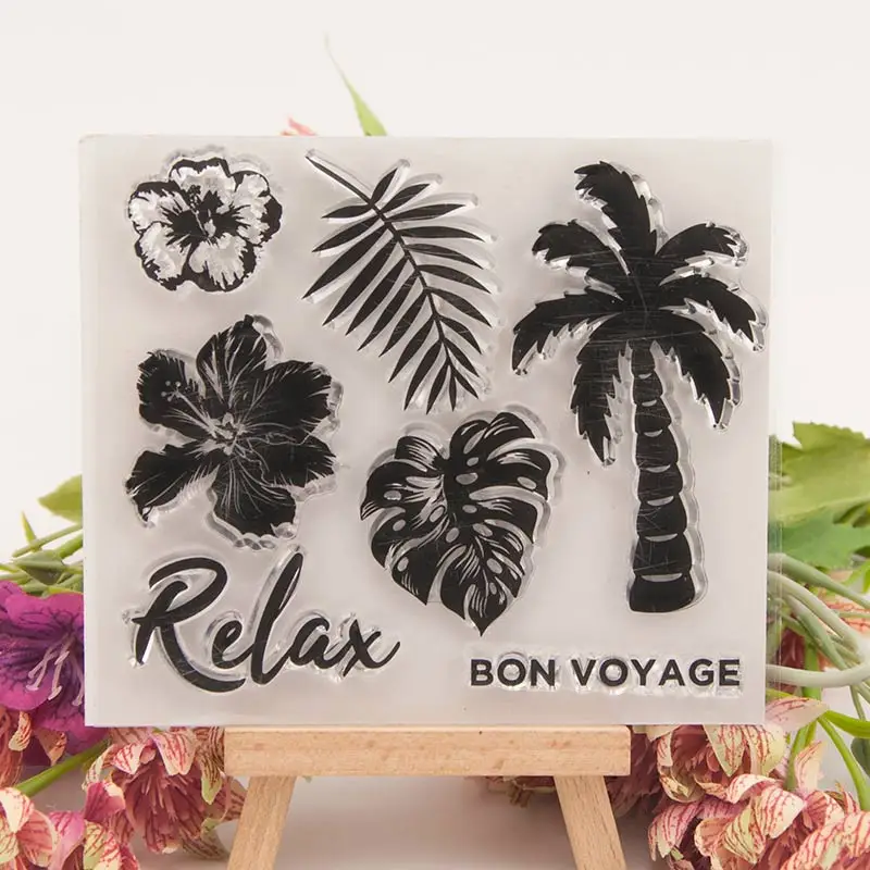 Relax Coconut Tree Rubber Clear Stamps Silicone Seals for DIY Scrapbooking Cards Making Diary Book Paper Maker Decor Stencil
Relax Coconut Tree Rubber Clear Stamps Silicone Seals for DIY Scrapbooking Cards Making Diary Book Paper Maker Decor Stencil