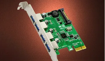 PCI-E PCIE Express 1x to four USB3.0 computer extended Riser Adapter Cards Conversion wire
PCI-E PCIE Express 1x to four USB3.0 computer extended Riser Adapter Cards Conversion wire