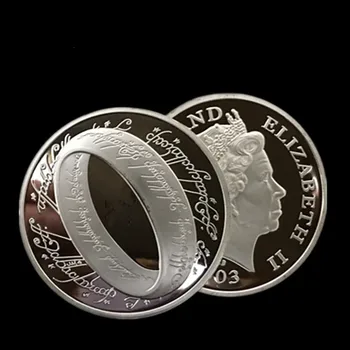 The Lord of The Rings Souvenir Coins New Zealand Queen Movie Art & Collectible Silver Plated Coin.20pcs/lot
The Lord of The Rings Souvenir Coins New Zealand Queen Movie Art & Collectible Silver Plated Coin.20pcs/lot
