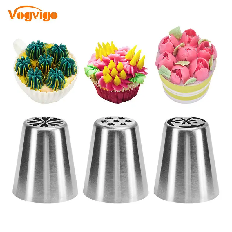 VOGVIGO 3PCS Cake Decorating Tools Confectionery Nozzles DIY Russian Icing Nozzles Pastry Flower Decoration Nozzles Tool
VOGVIGO 3PCS Cake Decorating Tools Confectionery Nozzles DIY Russian Icing Nozzles Pastry Flower Decoration Nozzles Tool
