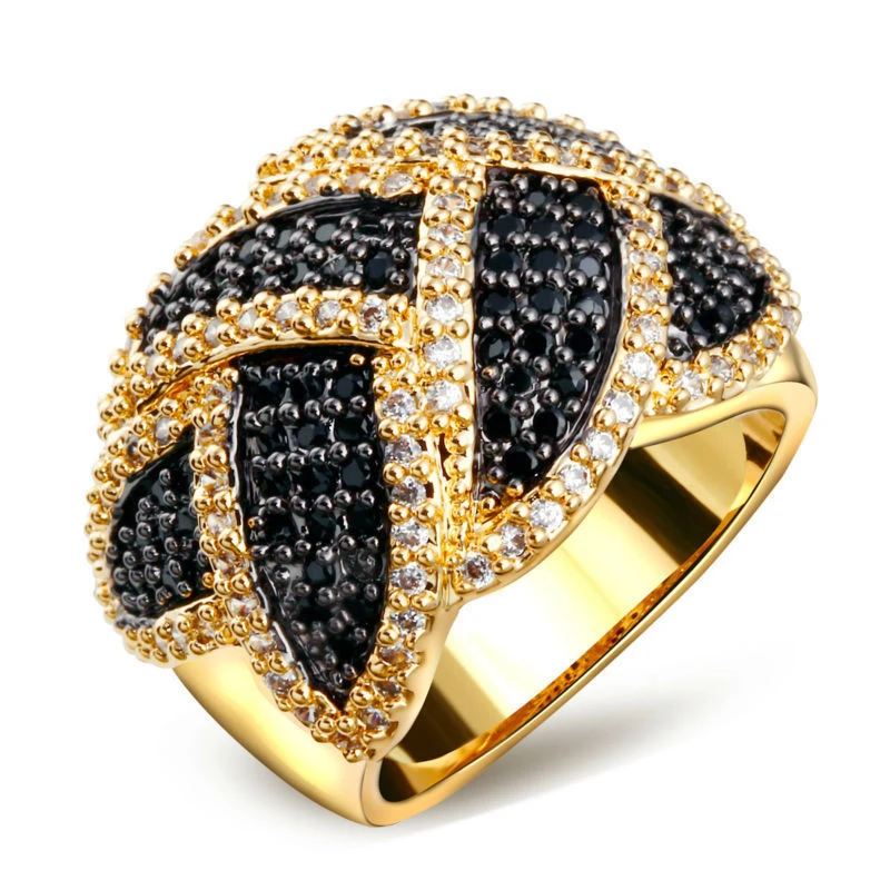 Bulgarian Fish Scales Fashion Ring Black Stone Engagement Ring Gold Color Rings for Woman Jewelry Anillos Mujer O5N953_2
Bulgarian Fish Scales Fashion Ring Black Stone Engagement Ring Gold Color Rings for Woman Jewelry Anillos Mujer O5N953_2