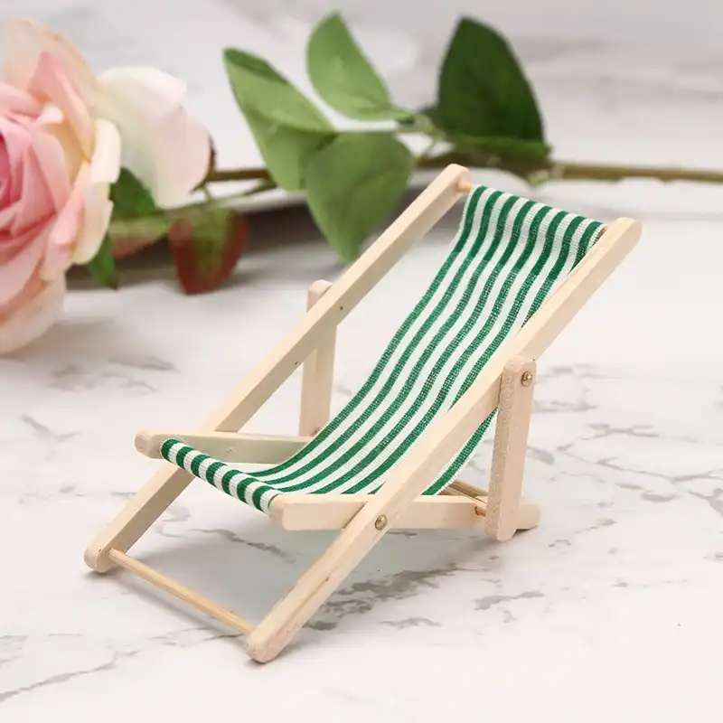 Mini Beach Lounge Chair Miniature Chairs Garden Decoration