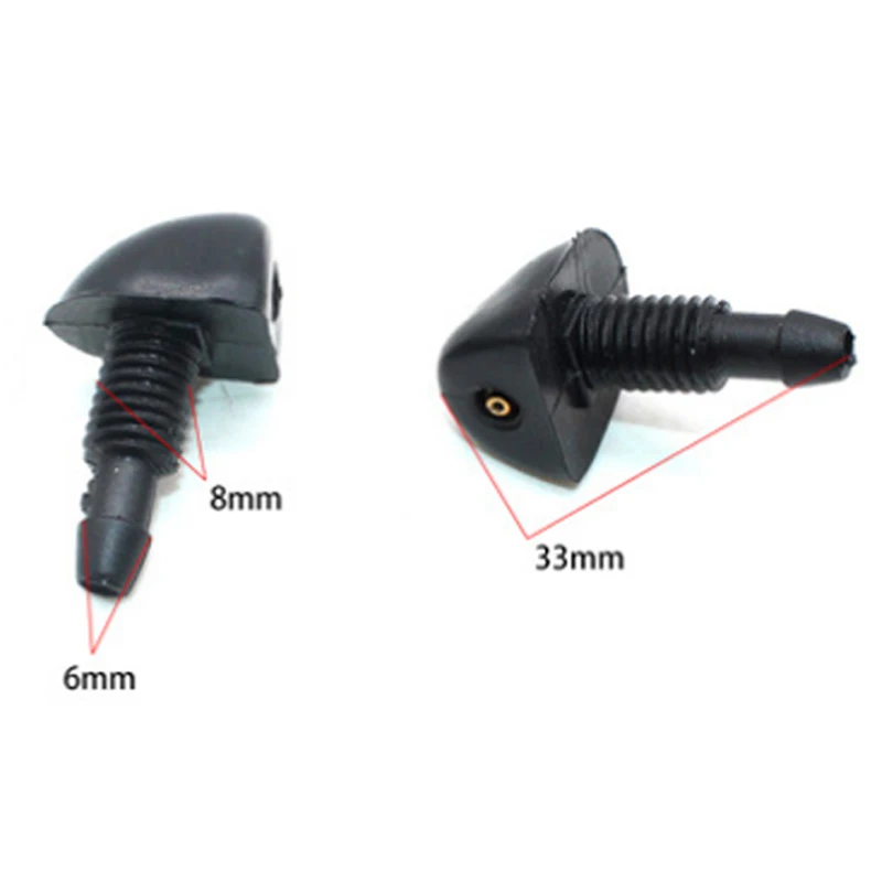 2pcs/pair Car Windshield Washer Wiper Nozzle Spray Jets Car Auto Windscreen Car Front Window Glass Water Spray Nozzles Universal
2pcs/pair Car Windshield Washer Wiper Nozzle Spray Jets Car Auto Windscreen Car Front Window Glass Water Spray Nozzles Universal
