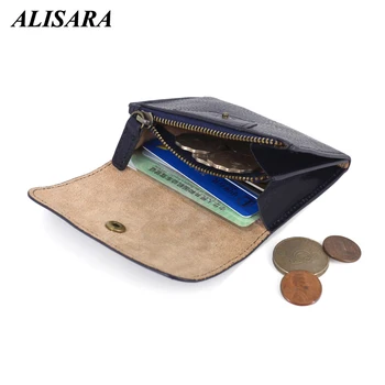Alisara Genuine Leather Wallet Coin Purse Women Top Cowhide Small Zipper Purses Female Mini Coin Pouch Hasp Money Bag Fold
Alisara Genuine Leather Wallet Coin Purse Women Top Cowhide Small Zipper Purses Female Mini Coin Pouch Hasp Money Bag Fold