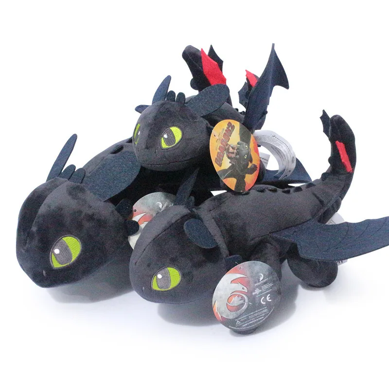 25-55cm Night Fury Plush Toy Dragon 2 Toothless Dragon Stuffed Animal Dolls
25-55cm Night Fury Plush Toy Dragon 2 Toothless Dragon Stuffed Animal Dolls