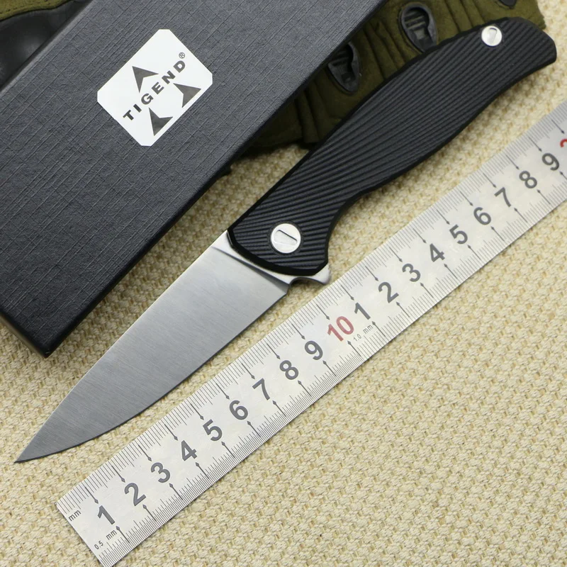 TIGEND Hati Flipper folding knife blade G10 + steel handle camping hunting outdoor survival pocket Kitchen knives edc tool
TIGEND Hati Flipper folding knife blade G10 + steel handle camping hunting outdoor survival pocket Kitchen knives edc tool