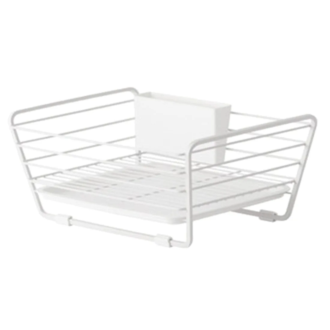 Wrought Iron Dish Drain Rack Kitchen Dish Storage Rack Dry Cutlery Shelf Tableware Rack - White
Wrought Iron Dish Drain Rack Kitchen Dish Storage Rack Dry Cutlery Shelf Tableware Rack - White