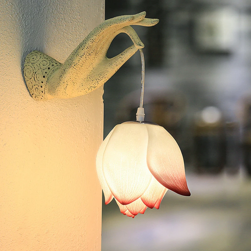 Modern LED Wall Lamp Resin Lotus Wall Sconce Decoration Light For Living Room Bedroom Corridor Restaurant Wall Lighting B283
Modern LED Wall Lamp Resin Lotus Wall Sconce Decoration Light For Living Room Bedroom Corridor Restaurant Wall Lighting B283