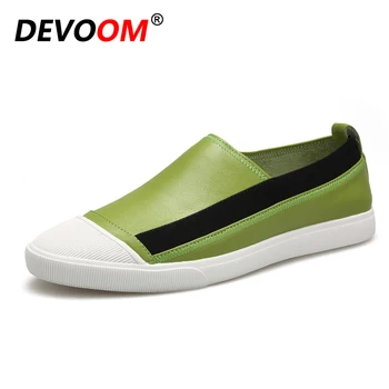 Brand Fashion Design Men Soft Genuine Real Leather Shoes For Men Lightweight Casual Flats Slip on Cool Loafers Green Size 38-44
Brand Fashion Design Men Soft Genuine Real Leather Shoes For Men Lightweight Casual Flats Slip on Cool Loafers Green Size 38-44