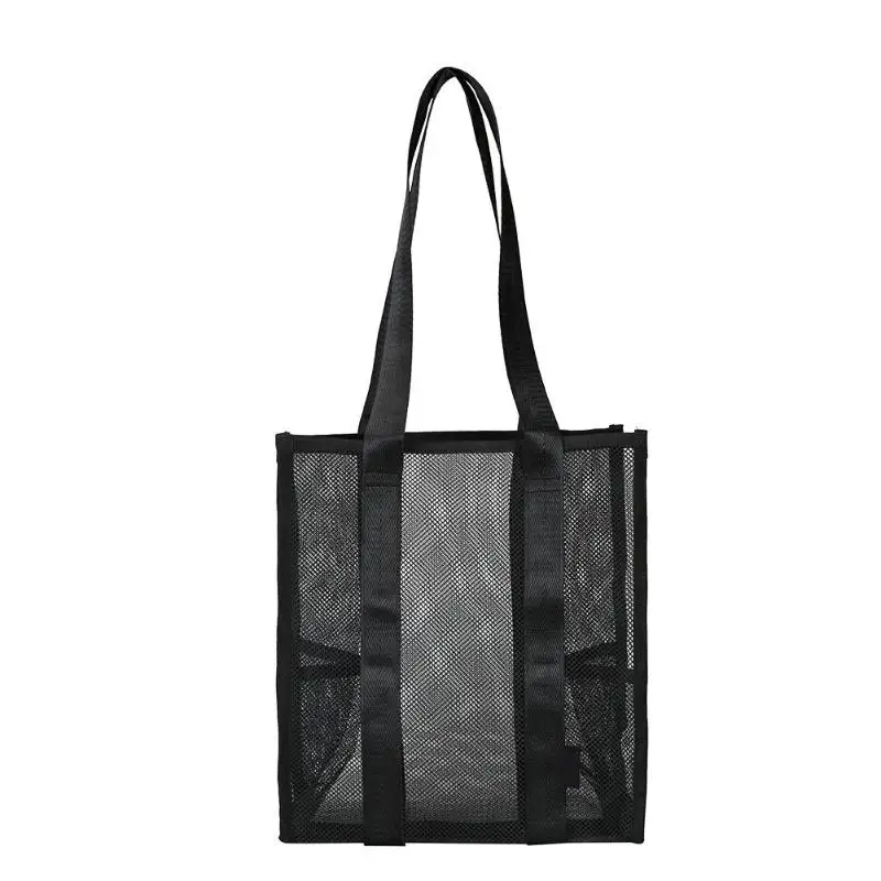 Large Capacity Shopping Tote Solid Color Mesh Shoulder Bag Handbags Women Casual Hollowed Simple Top-handle Bags Bolsas Feminina
Large Capacity Shopping Tote Solid Color Mesh Shoulder Bag Handbags Women Casual Hollowed Simple Top-handle Bags Bolsas Feminina
