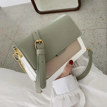 ETAILL 2019 Summer Green Color Patchwork Bags for Women Golden Chain Wide Strap Shoulder Messenger Bag Panelled Messenger Bags
ETAILL 2019 Summer Green Color Patchwork Bags for Women Golden Chain Wide Strap Shoulder Messenger Bag Panelled Messenger Bags