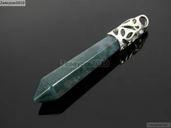 Natural Indian Ag-ate Gems Stones Long Hexagonal Pointed Healing Reiki Chakra Pendant Beads Necklace Earrings 10Pcs/Pack
Natural Indian Ag-ate Gems Stones Long Hexagonal Pointed Healing Reiki Chakra Pendant Beads Necklace Earrings 10Pcs/Pack