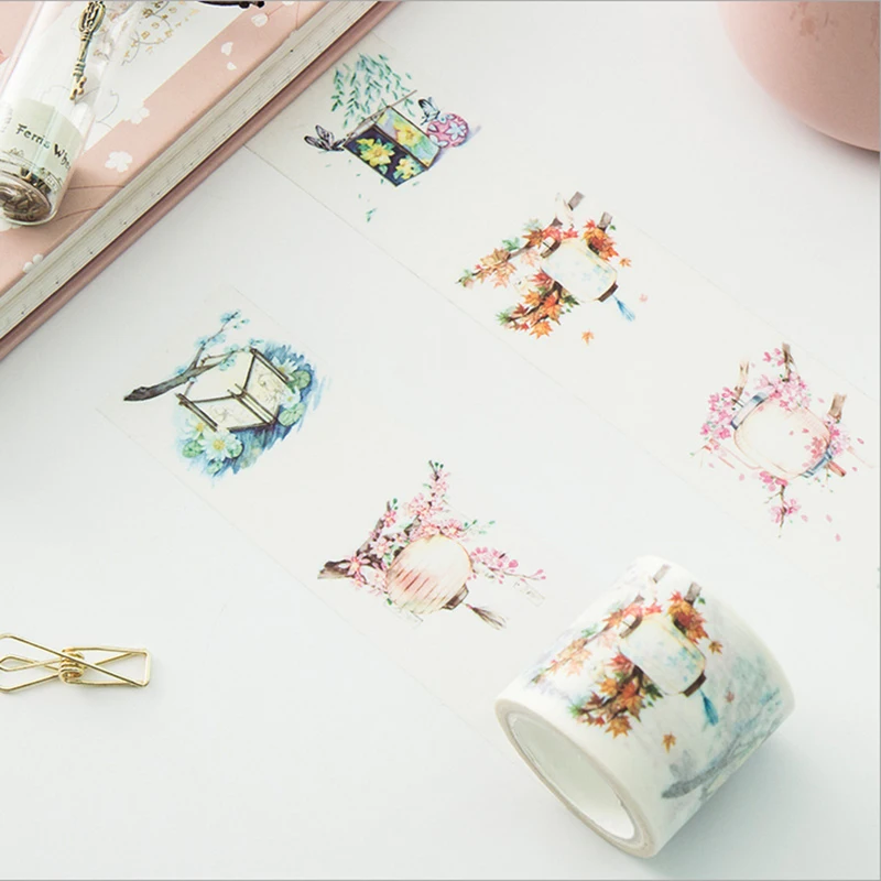 40mm*7m Gorgeous lanterns washi tape DIY decoration tape scrapbooking planner masking tape office adhesive tape label sticker
40mm*7m Gorgeous lanterns washi tape DIY decoration tape scrapbooking planner masking tape office adhesive tape label sticker