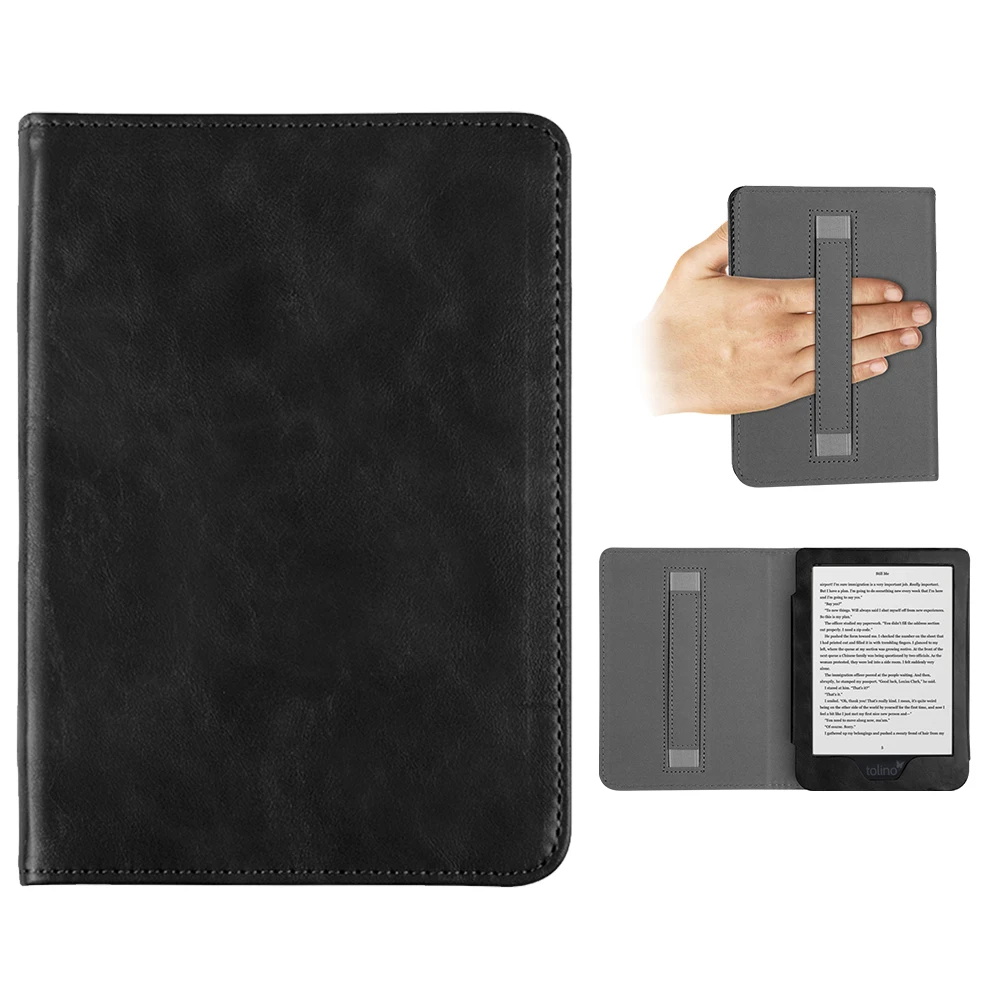 Cover for Tolino Shine 3 Case Ereader with Hand Holder, Leather Funda for Tolino Shine 3 High Quality Capa
Cover for Tolino Shine 3 Case Ereader with Hand Holder, Leather Funda for Tolino Shine 3 High Quality Capa