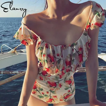 2018 Women Floral Print Swimwear Push Up Bandage Off Shoulder Swimsuit Sexy Back Vinatge Monokini Girls High Waisted Beach Wear
2018 Women Floral Print Swimwear Push Up Bandage Off Shoulder Swimsuit Sexy Back Vinatge Monokini Girls High Waisted Beach Wear