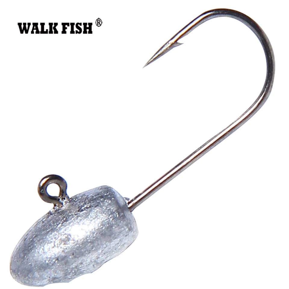 10Pcs/Lot Exposed Lead Jig Head 27mm 3g Barbed Hook Soft Lure Jigging Hook Fishing Hooks Fishing Tackle
10Pcs/Lot Exposed Lead Jig Head 27mm 3g Barbed Hook Soft Lure Jigging Hook Fishing Hooks Fishing Tackle